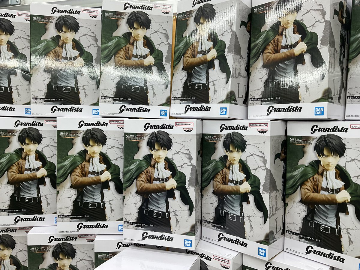 進撃の巨人 Grandista リヴァイ フィギュア 20個セット 進撃の巨人