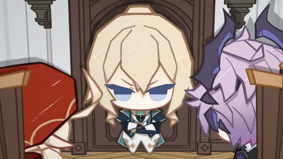 Not Klee teaches him how to blast the fish 😭😭😭