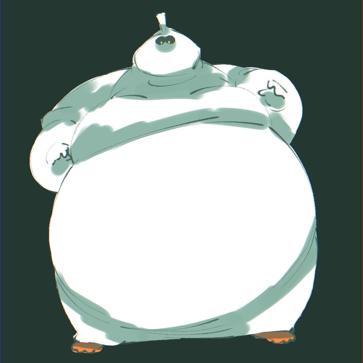 Orangefuzzysoda's tweet image. Wanted to draw an old pumpkin oc I have! His name is Pumpboo. He sometimes acts like a ghost to scare people lol