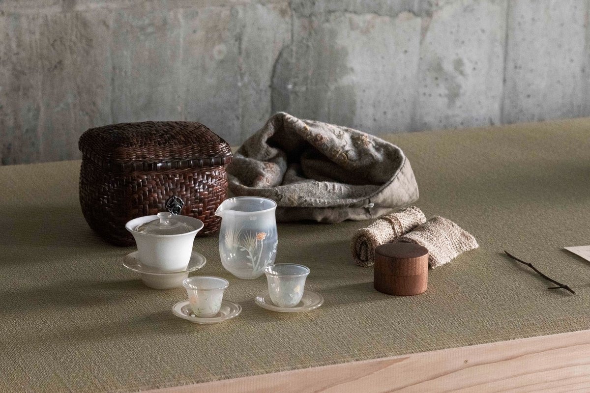 生活工芸と茶」展、開催中です（どなたでも御覧いただけます）。3作家