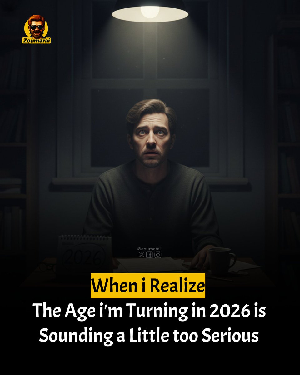 Zoumarai's tweet image. How am I turning that age already? 
Who’s fast forwarding my life?

.

#FunnyPost #RelatableHumor