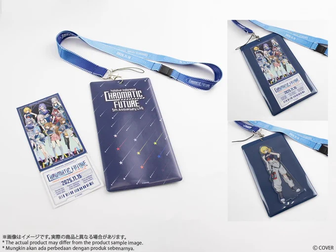 Merch Info Check out our hot new drops for the hololive Indonesia 5th Anniversary LIVE, "Chromatic Future" Don't miss this chance to get 'em! Purchase them here! #holoIDChromaticFuture