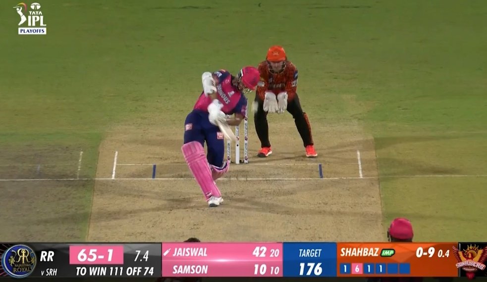 RR_for_LIFE's tweet image. Everyone talks about Starc&apos;s bowl to Abhishek Sharma but reality is if Jaiswal hadn&apos;t played this shot, Gambhir wouldn&apos;t have become head coach of ICT