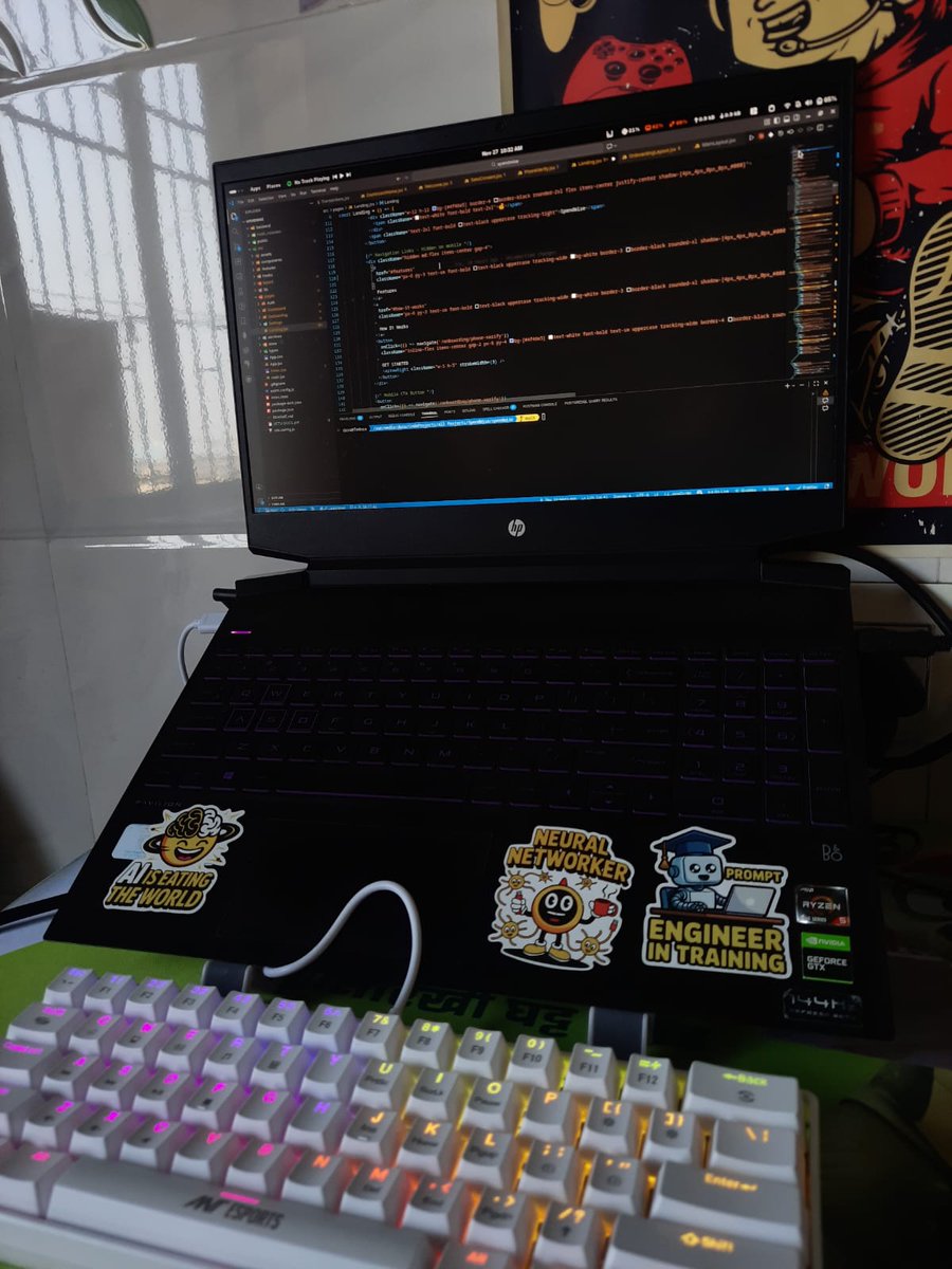 Dashrath_dnf's tweet image. Upgraded my setup today — new laptop stand + a mini mechanical keyboard 
Using it the whole day to see if it’s the one — warna kal se purana wala wapas 
Let’s see… feel toh le hi lu 👀⌨️✨

#tech #technology #coding  #desksetup #mechanicalkeyboard #techsetup #pcsetup #geeklife