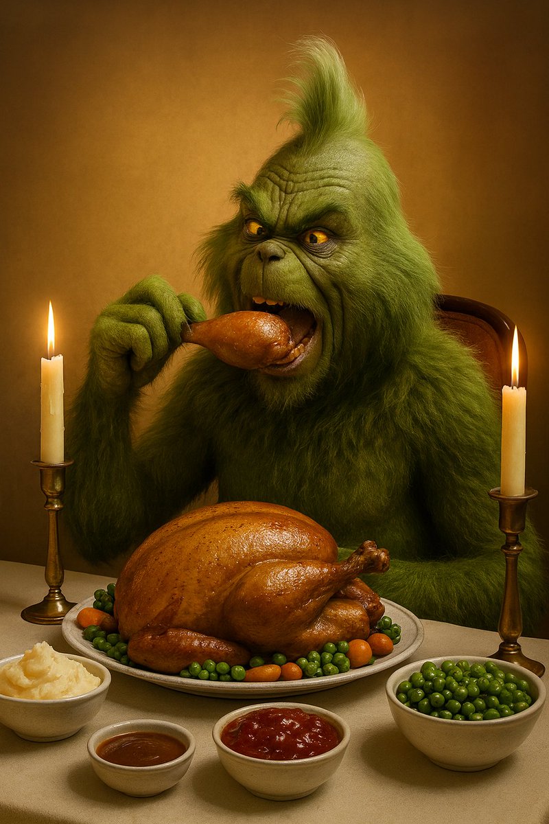 Nothing to be thankful about but happy thanksgiving anyways. $GRINCH