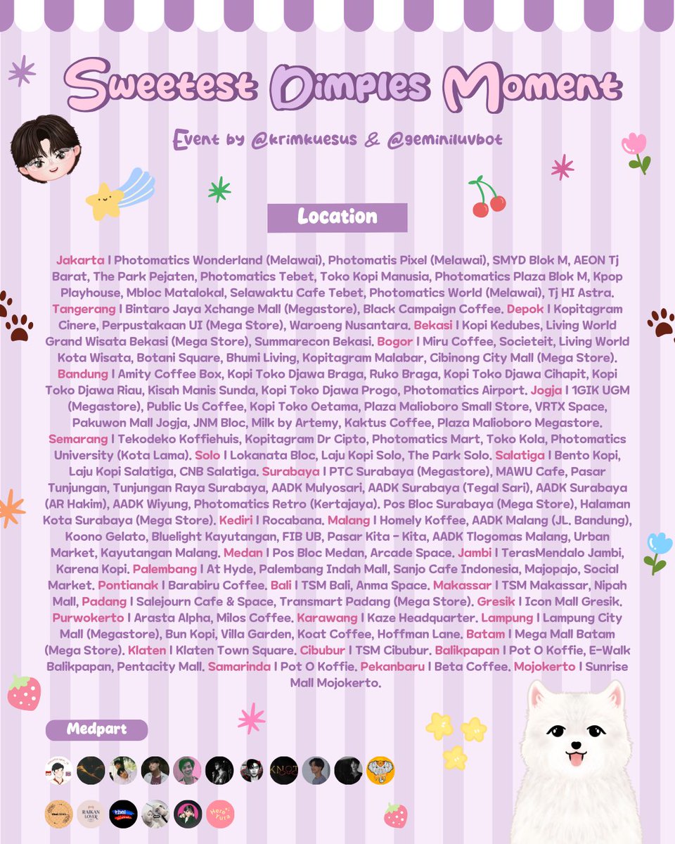 nanonsgurl's tweet photo. ⋆ ˚｡⋆୨୧˚ 𝓢𝔀𝓮𝓮𝓽𝓮𝓼𝓽 𝓓𝓲𝓶𝓹𝓵𝓮𝓼 𝓜𝓸𝓶𝓮𝓷𝓽 ˚୨୧⋆｡˚ ⋆

Nanon 25th Birthday Photobooth Event by @krimkuesus &amp; @geminiluvbot

📆1 - 30 Desember 2025
📍@photomaticsid

꒰more details on poster꒱

Tag us with #NanonDimpleverse if you use the frame!

#mynameisnanon https://t.co/SEqlVMj0sD