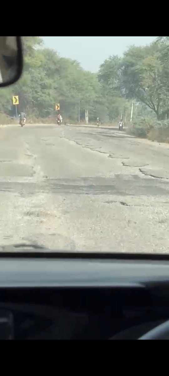 Connect2_Rj's tweet photo. The road between Nagaon and Firjorpur(248A) is in very bad condition. There are large potholes, and accidents are happening frequently. Kindly take immediate action to repair this road. https://t.co/TiP9pFGlLd