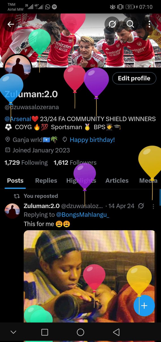 dzuwasalozerana's tweet photo. Grateful for another year🎂🎊Thank you Lord! ❤️ https://t.co/nvbnNnqrIW