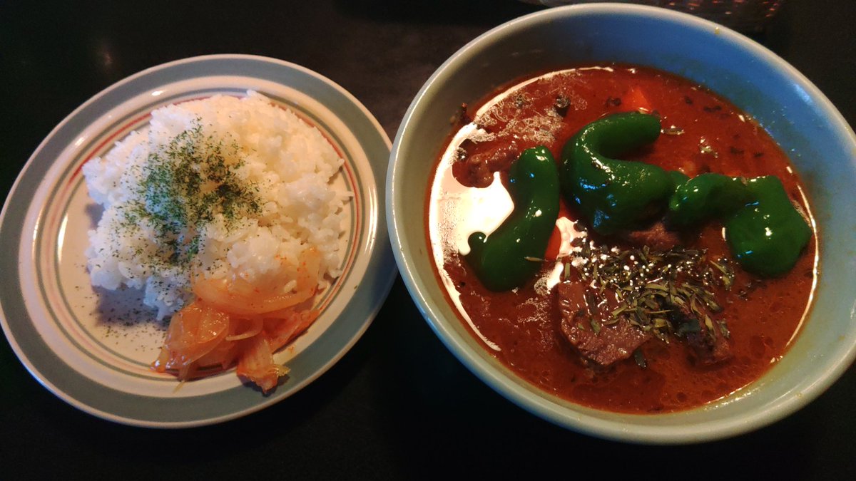 三種羊のスープカレー はい、旨し‼️