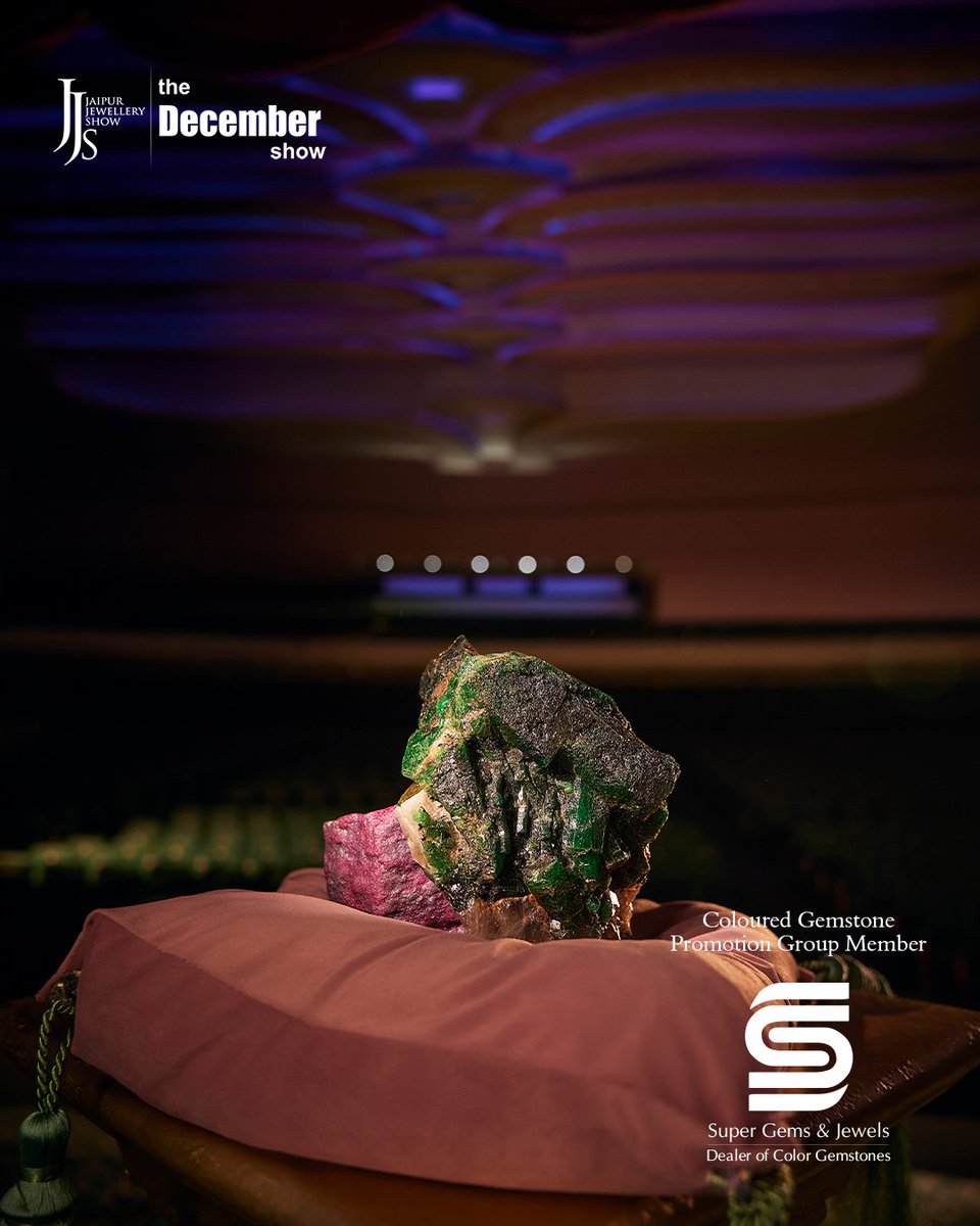 JJSjaipur's tweet image. From 1995 to today, Super Gems &amp;amp; Jewels has stayed true to one promise: exceptional, responsibly sourced gemstones. Their expertise in emeralds and rare stones continues to inspire jewellers worldwide — and now, they bring that same mastery to their own jewellery creation.