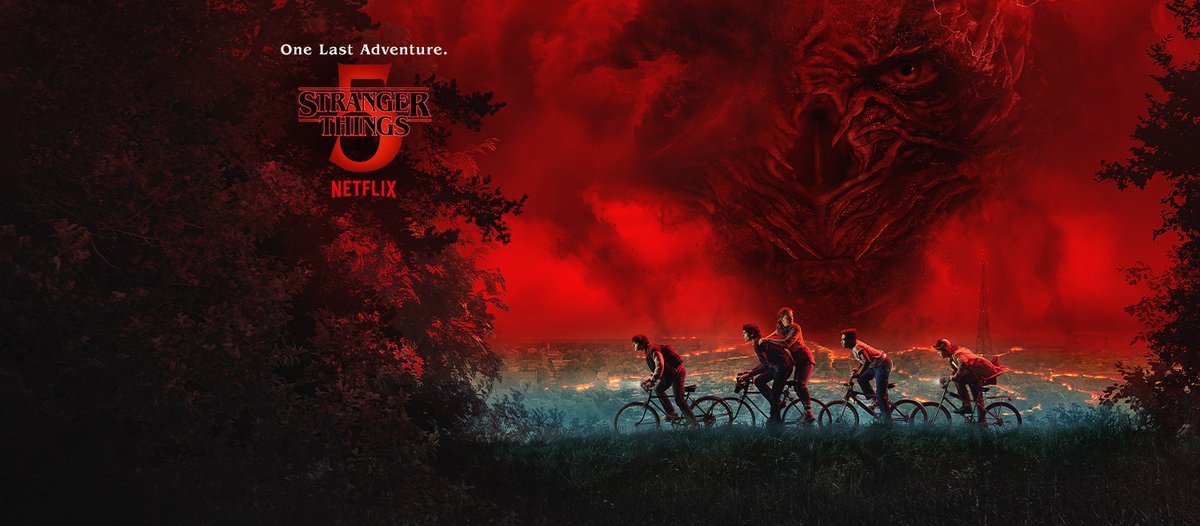 Awesome to hear your song on your favorite TV series <a href="/Stranger_Things/">sƃuᴉɥʇ ɹǝƃuɐɹʇs</a> ❤️ Gave me goosebumps.❤️Alone now in the Upside Down. #StrangerThings5 #Netflix