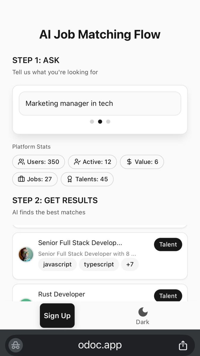 odoc_ic's tweet image. 🏁oDoc.app just hit 350 users without any marketing. Just search