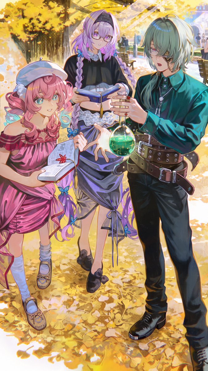 Anaxa, Castorice &amp; Hyacine Illustration for NYLON JAPAN  

-Artist: 灸場メロ    

#HonkaiStarRail #崩壊スターレイル