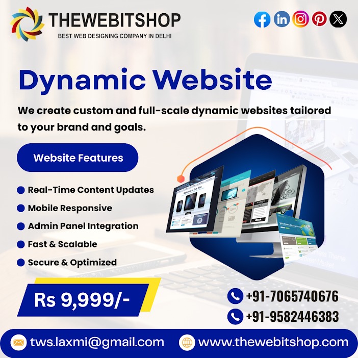 TheWebITShop's tweet image. 🚀 Grow Your Business Online with a Powerful Dynamic Website!
Get your professional, responsive &amp;amp; feature-rich website at just ₹9,999/- 🤝
.
📞 +91-7065740676/9582446383
📧 support@thewebitshop.com
🌐 thewebitshop.com
.
#DynamicWebsite #WebDevelopment #TheWebITShop