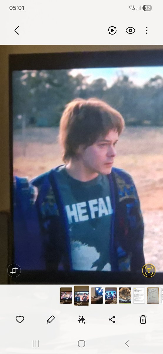 Spotted being rocked by Jonathan Byers in Stranger Things ep1 s5