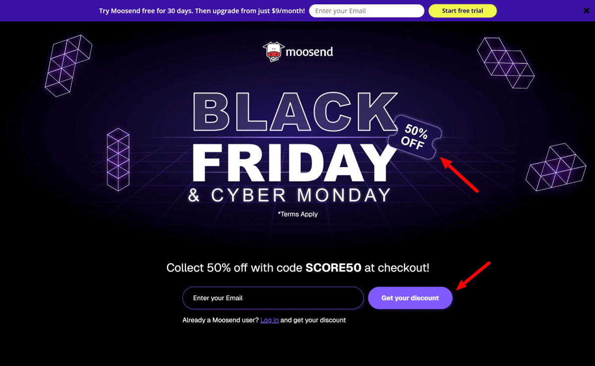 Moosend’s Black Friday deal is 🔥

Get 50% off annual Pro plans + a secret bonus discount via their BF quiz.

Perfect time to level up your automations &amp; email funnels.

👉 successpixel.com/go/moosend-bla…