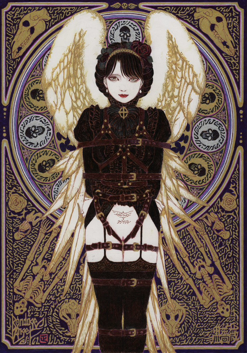 RT @masaakisasamoto: 緊縛天使 黒薔薇 Bondage angel Black Rose