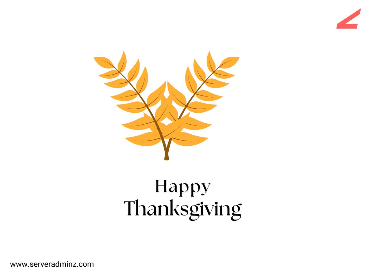 serveradm1nz's tweet image. Happy Thanksgiving from ServerAdminz!

Today, we extend our heartfelt gratitude to our clients, partners, and dedicated team who make everything we do possible.

Here’s to continued growth, innovation, and collaboration.

  #Thanksgiving2025 #ServerAdminz #Gratitude