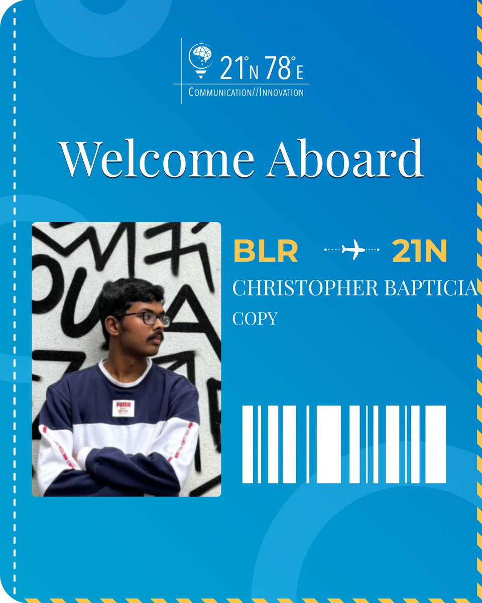 21n78e's tweet image. Two more additions to our family!
Say hello to our new joiners this month at Mumbai &amp;amp; Bengaluru.
Here’s to fresh ideas, bold thinking, and campaigns that make noise! ✨

#21ners #newjoiners #welcomeaboard