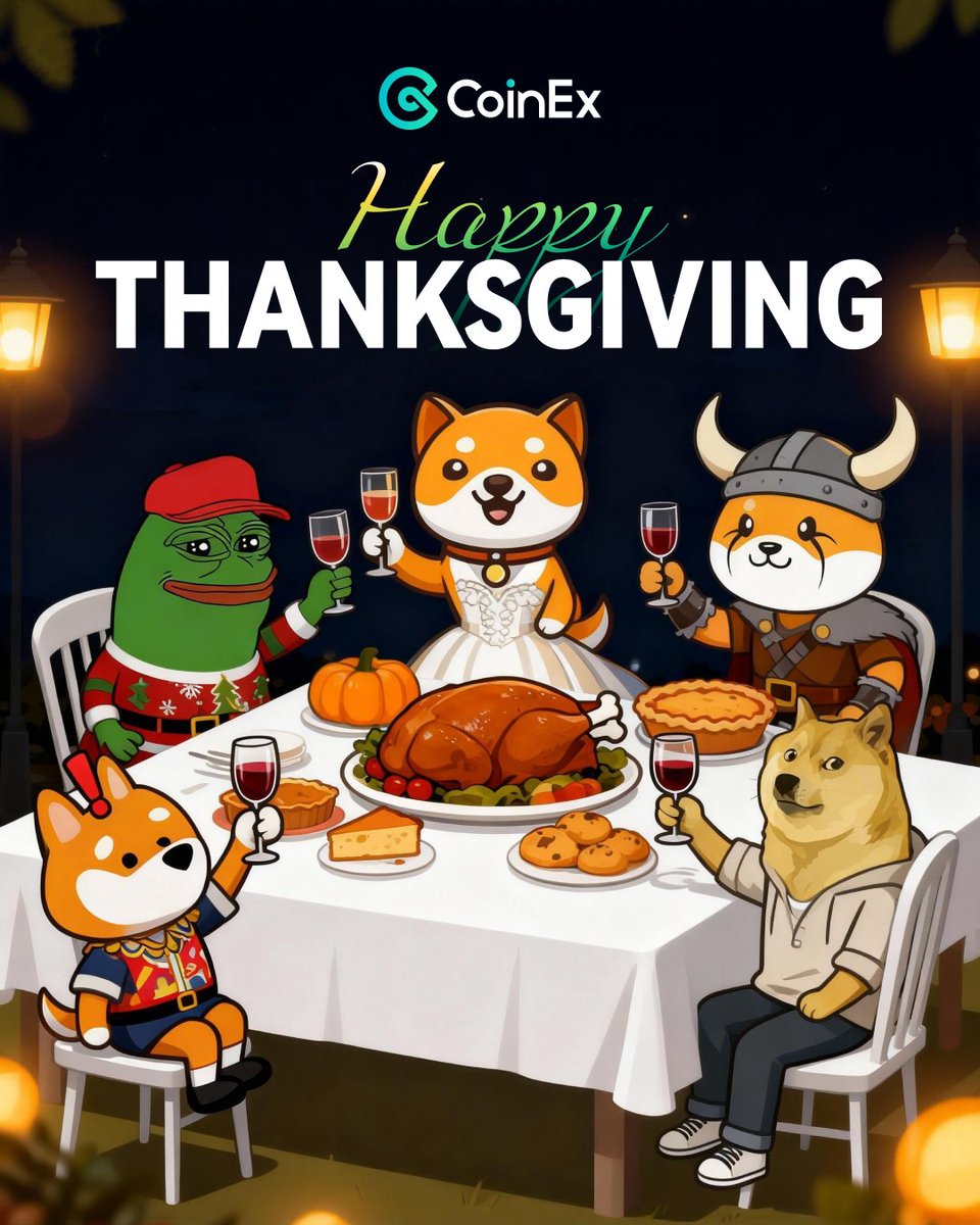 Happy Thanksgiving from CoinEx! 🍷 Which crypto community are you most  grateful for this year?