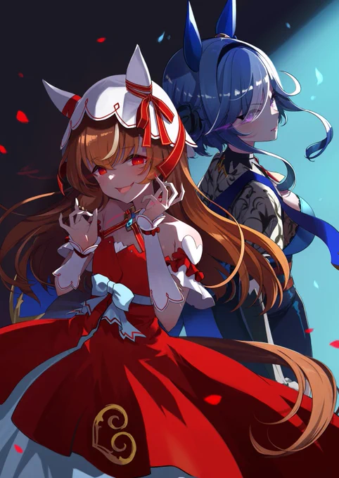 紅と蒼 #ウマ娘