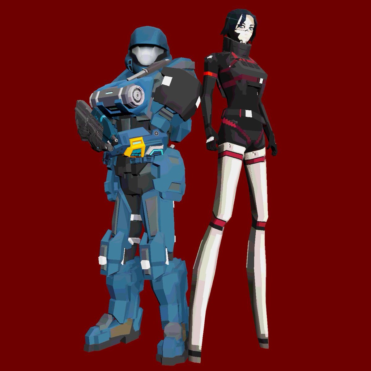 Joetastic_'s tweet image. Meet Marius &amp;amp; Keesh. A Spartan III pilot and a STCR unit, two displaced souls who became friends through their love for aircraft and shared trauma-bonded by war.

SIGNALIS OCs Commissioned by @The_Happy_ODST 

#SIGNALIS #SignalisOC #Halo #ODST