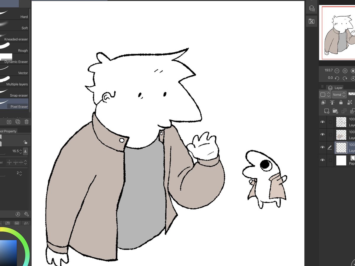 smiIingfriend's tweet image. Little Glep got the Zacket on #smilingfriends