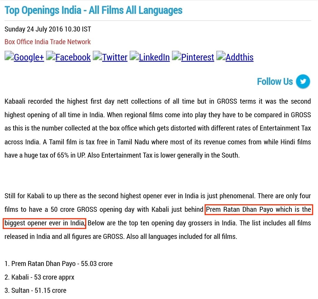 _A_N_K_U_S_H_6_'s tweet image. #PRDP : Last Bollywood Record Opener Ever In India 

#SalmanKhan