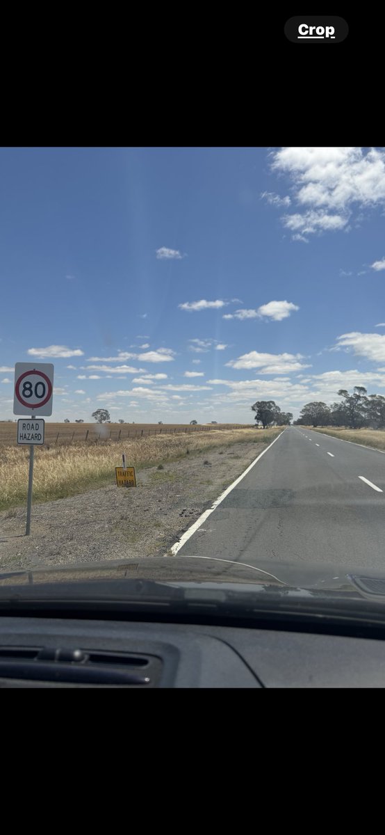 James6616's tweet photo. Just finished a 2000 kilometer round road  trip to NSW.  No roadworks at all in Victoria that I came across. Heaps in NSW and it shows as the roads up there are fantastic compared to ours. Road between Minyip and Donald down to 80 kph, which is a cheap fix for government. Poor!!! https://t.co/VGWztRO2zc