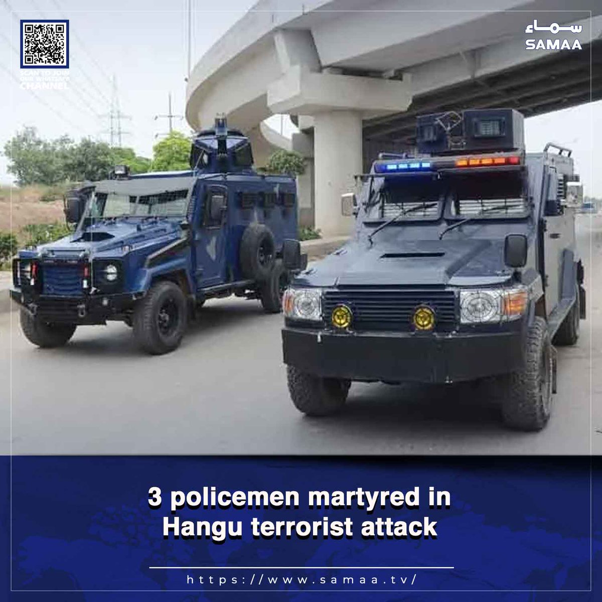 SAMAATV's tweet photo. Exchange of fire between police and terrorists was led by DPO
Read more: https://t.co/IzIaLRLruc
#SamaaTV #Hangu #KhyberPakhtunkhwa #policecheckpost https://t.co/DuOJvlXUTo