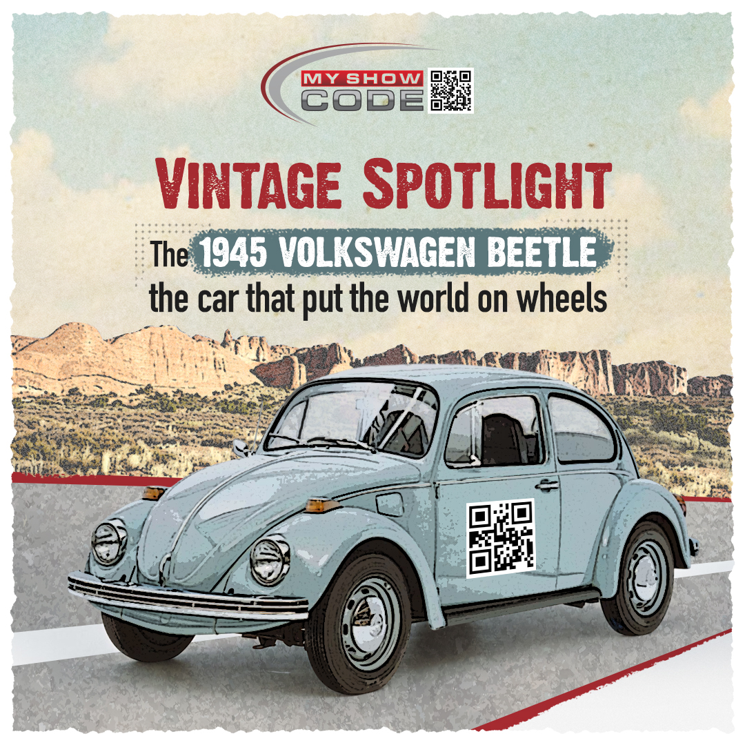 myshowcode's tweet image. Few cars captured hearts like the Volkswagen Beetle, simple, iconic, unforgettable. Give your Beetle the digital spotlight it deserves with myshowcode.com. 🚗✨

Like &amp;amp; follow for more vintage car history! 

#MyShowCode #ClassicCars #VintageCars #VolkswagenBeetle
