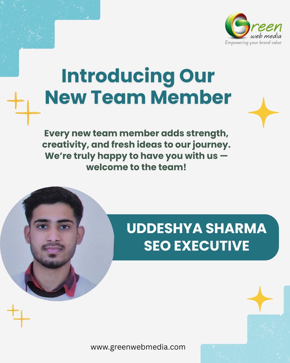 greenwebmedia's tweet image. New ideas, fresh perspectives, and a stronger team — that’s what every new member brings. Welcome to the family!
Let’s achieve great things together!
Want to join our journey? Connect with us today!

#GreenWebMedia #welcomeaboard #TeamGrowth #StrongerTogether #workculture #seo