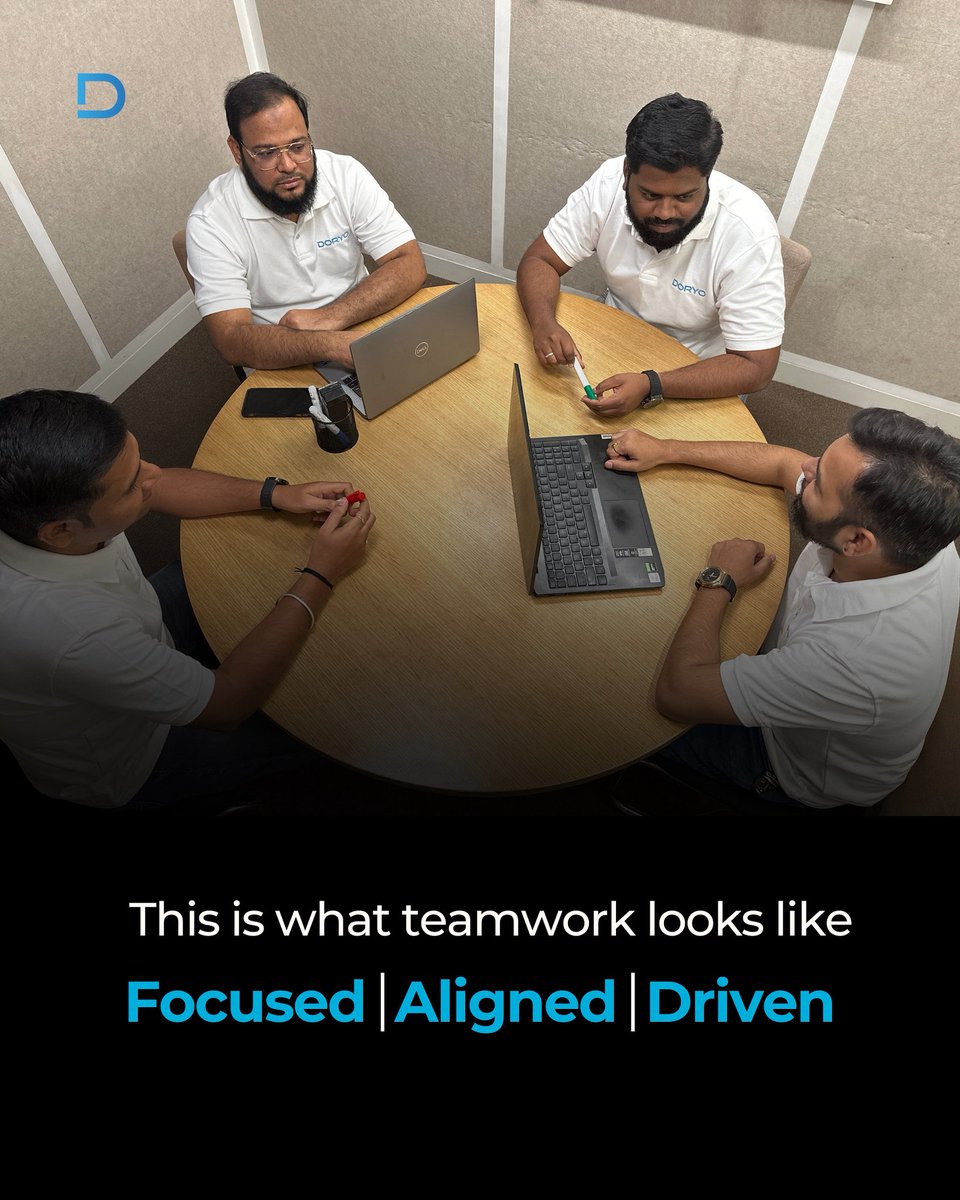 DoryoAustralia's tweet image. Every strong result has a beginning.
For us, it’s tables like this..... thinking together.
.
.
.
.
Follow @doryo.com.au for more information. 
.
.
.
#WorkInProgress #OfficeCulture #TeamAlignment #CollaborationWins #PeopleAndPurpose #TechTeams #FocusedWork #WorkThatMatters #Doryo