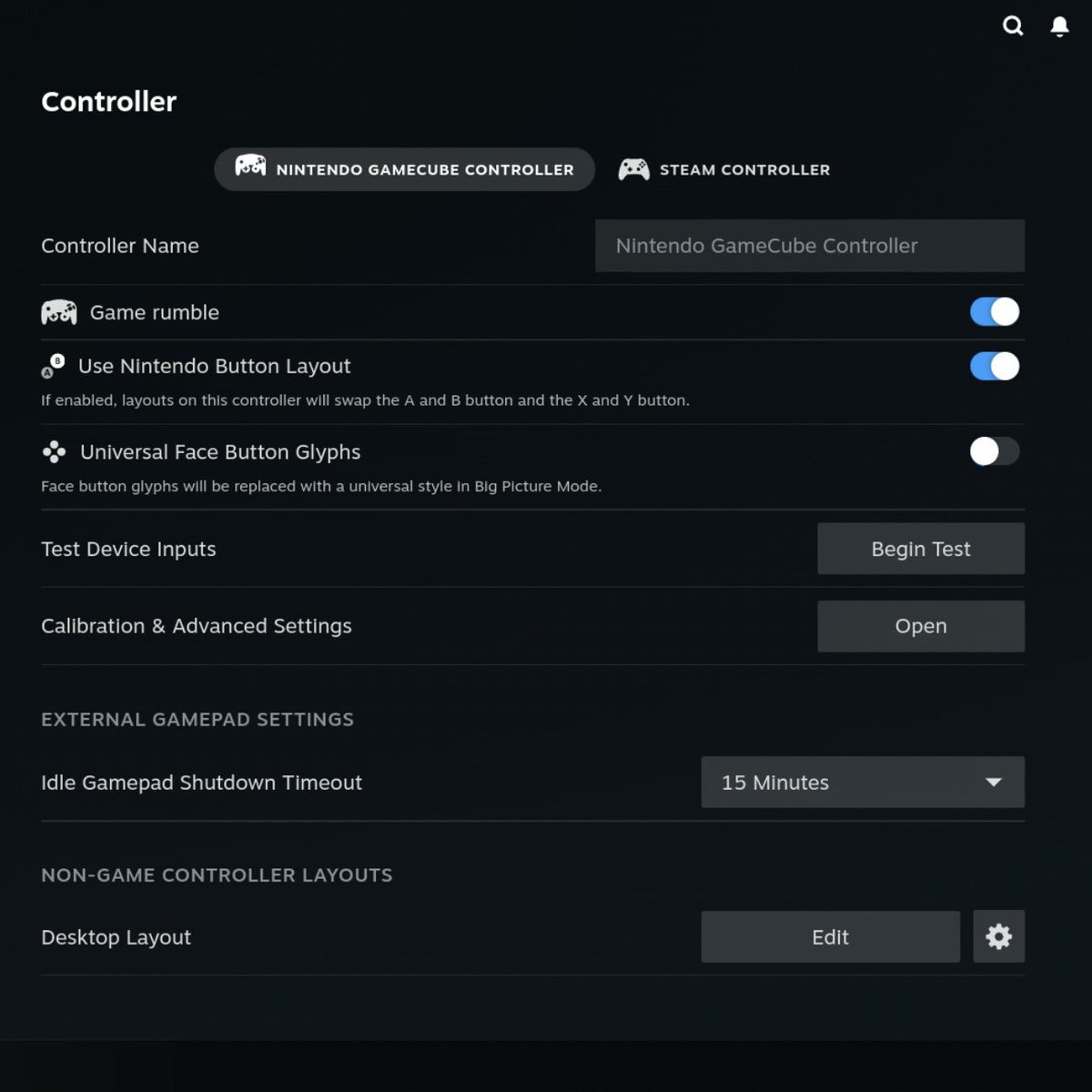 SteamOS added Nintendo GameCube controller support!