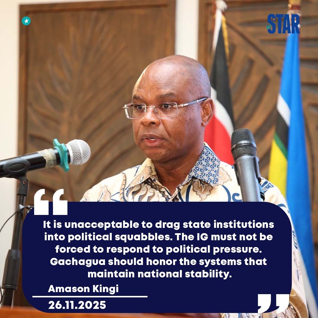 Kiumbu01_'s tweet photo. By adhering to the Constitution, the IG puts law Over personal agendas. Citizen Calls for transparency are now louder than ever. The narrative of the Entitled Gachagua Exposed cannot be silenced #EndImpunityKE. https://t.co/x070HKqdUe