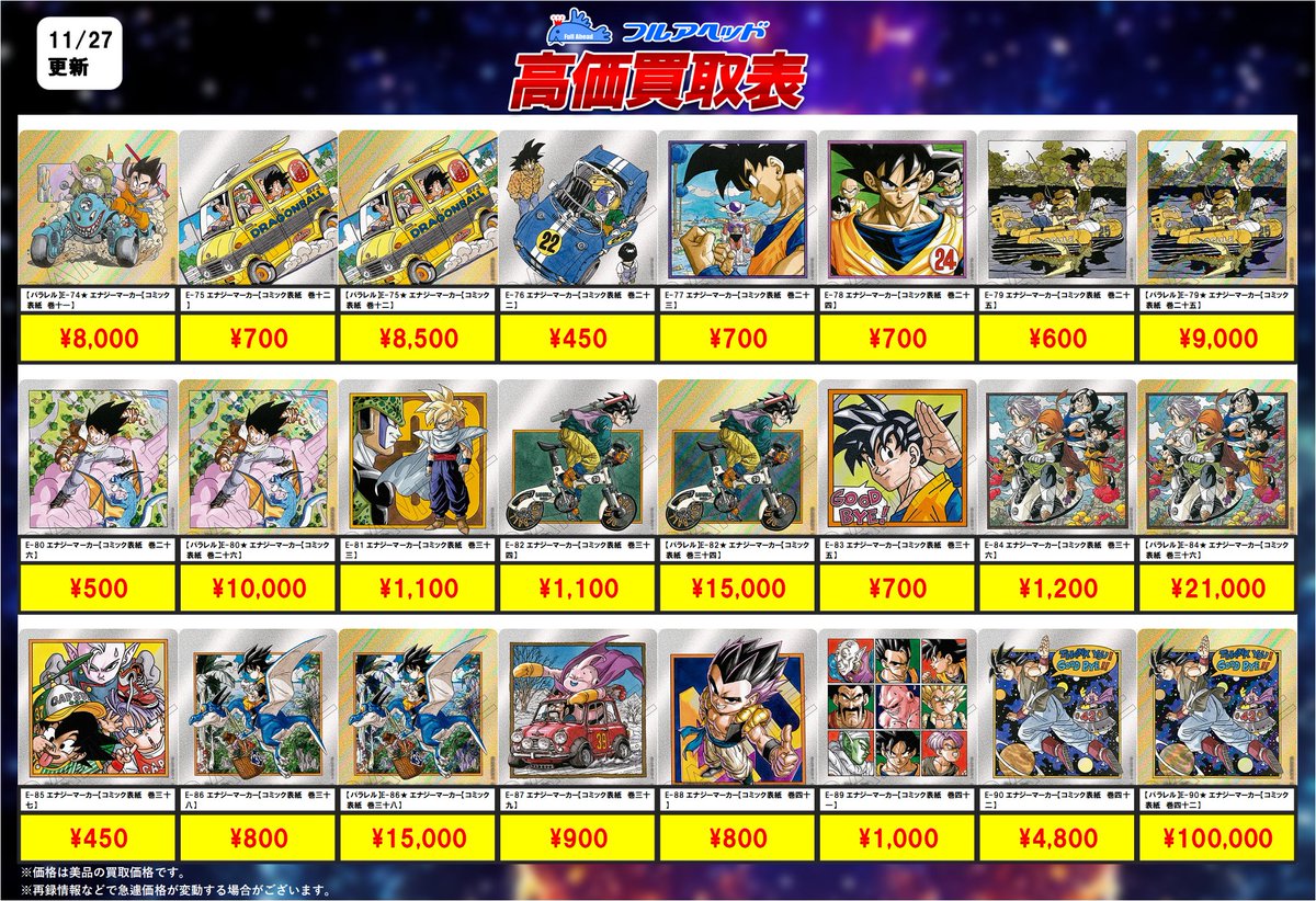 フュージョンワールド 黄パラレルまとめ売り フュージョンワールド 黄