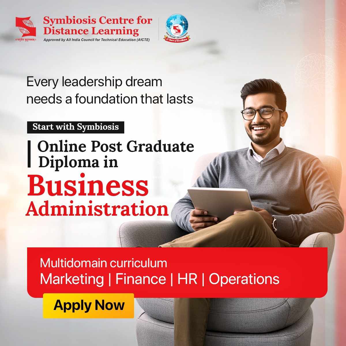 SCDLSymbiosis's tweet image. Build your managerial, strategic, and leadership capabilities with SCDL’s Online Post Graduate Diploma in Business Administration.

Apply Now: scdl.net/programs/post-…
#SCDL #BusinessAdministration #PGDBA #DistanceLearning #OnlineEducation #CareerGrowth #ManagementStudies