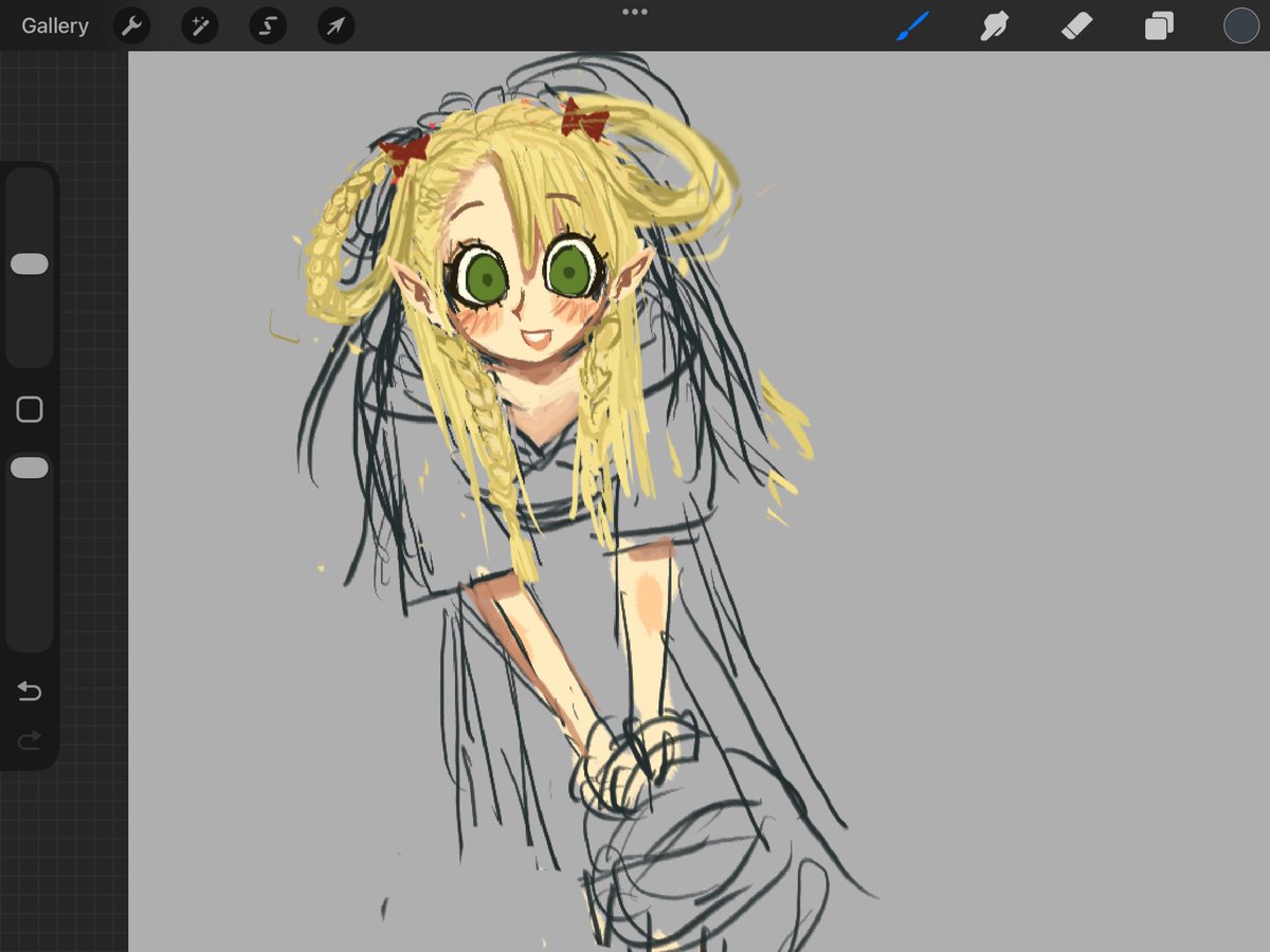 My first time drawing marcille I was so exited to show I couldn’t wait..gwwuhh marcille.. so beautiful