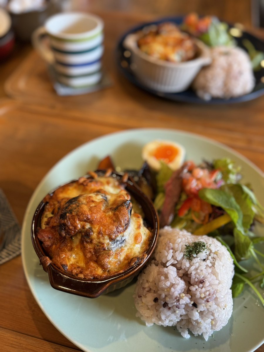 『チキンとほうれん草のバジルグラタンプレート』