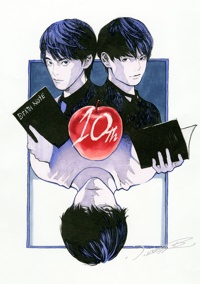 『デスノート THE MUSICAL』
11/24-12/14にて絶賛公演中！初演から10年を記念して小畑先生の描き下ろしイラストを公開！

夜神月役 #加藤清史郎 さん／#渡邉蒼 さん
L役 #三浦宏規 さん

#デスノートミュージカル 詳細は
→<a href="/dnmusical/">『デスノート THE MUSICAL』公式</a>をご確認ください。