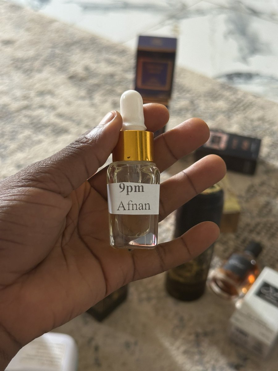 9pm Afnan 

10ml Oil
5,000

Location Lugbe Abuja