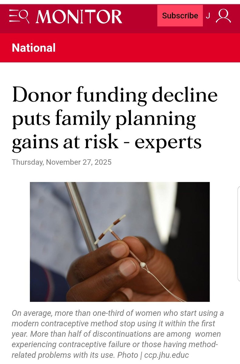 ACCESS_UG's tweet image. The decline in donor funding is more than a statistic-it is a direct threat to the health, dignity, and future of families in Uganda. At ACCESS, we see the daily impact when essential family planning services become harder to reach. Women shouldn’t have to choose between safety…
