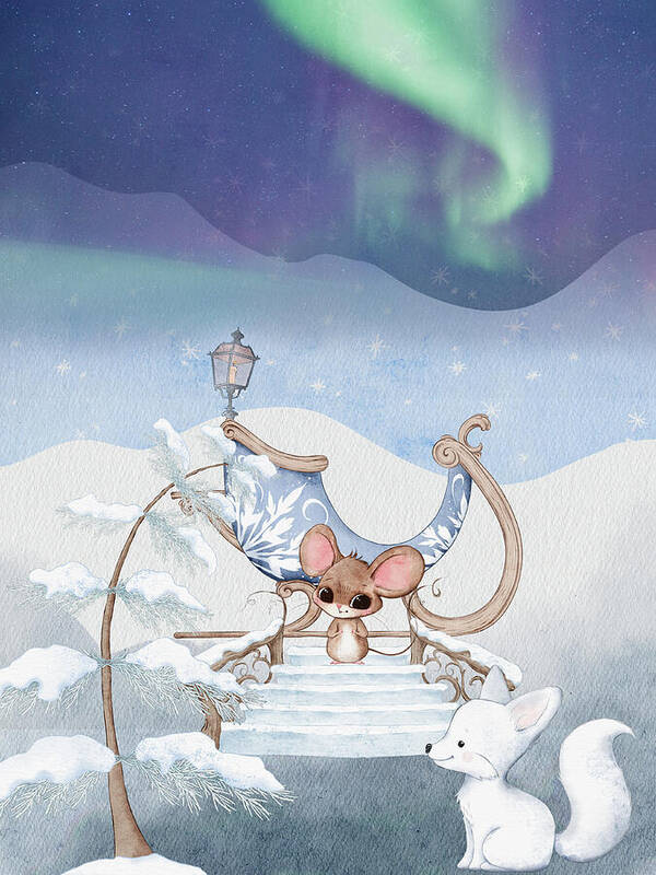 HurmerintaArt's tweet image. The sleigh ride to see the amazing aurora borealis.
Cute winter art.
#wallart #cards #notebooks #giftidea #art #buyart #winterart #mouse #fox #northernlights  
johanna-hurmerinta.pixels.com/featured/the-s…