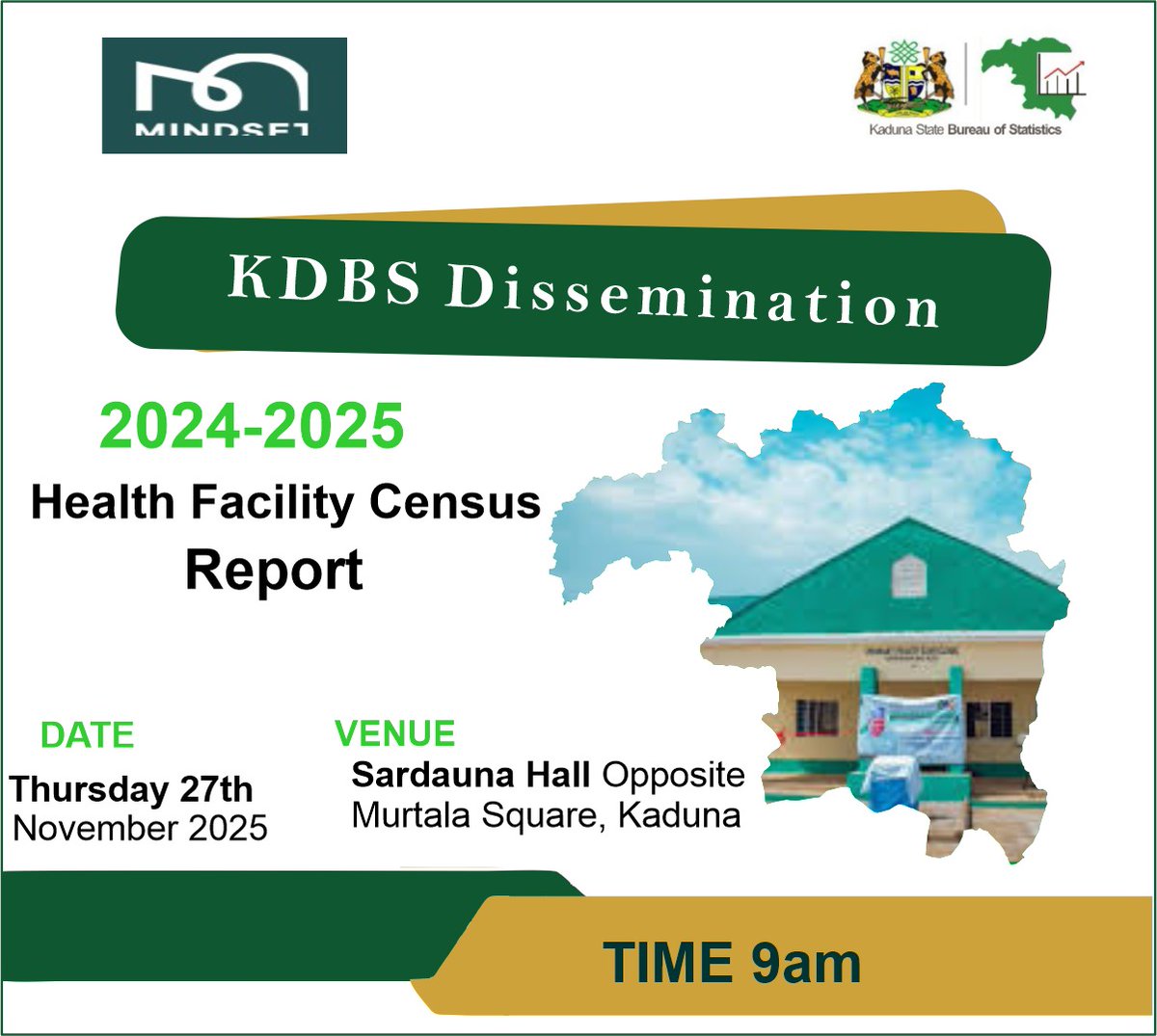 KDBStatisticsNG's tweet photo. Not just reports, this are insights for evidence base decision making; join us as we desseminate.
#Data4kaduna
#DataDriven
#kdbs https://t.co/EwXePLeduW
