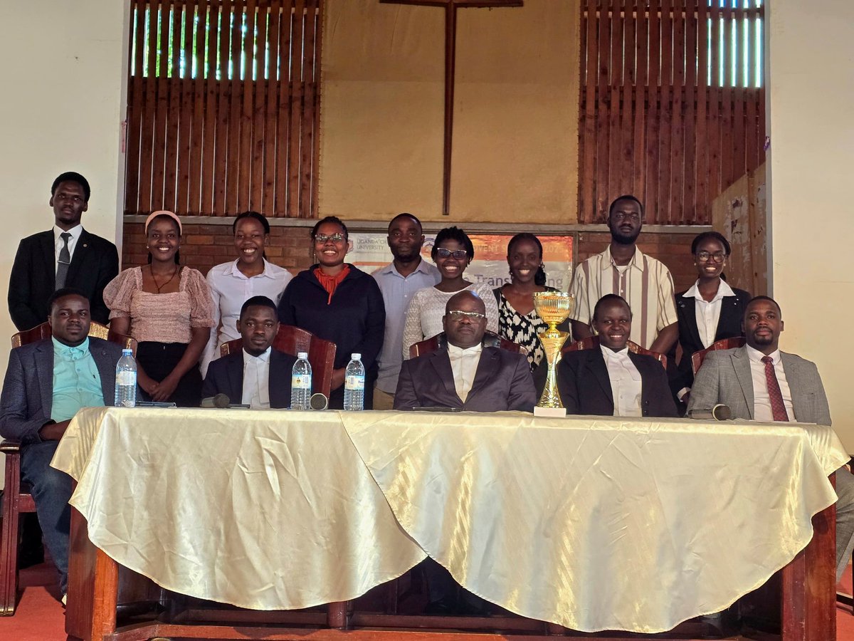 This year, my team participated in the Intra-Faculty Moot Court Competition at Uganda Christian University.  ⚖️

We were semi-finalists. From 42 teams to 24 in the preliminaries, and only 4 made it to the semi-finals. 

This was a worthwhile journey of growth &amp; persistence.