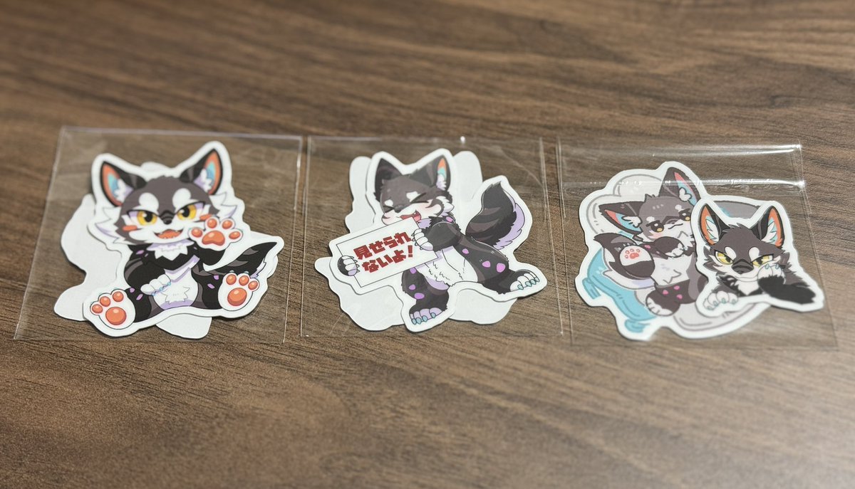 はつじゅーとJMoF用にステッカー作りました！会った時は貰ってください！