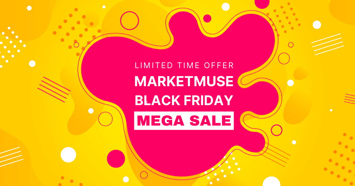 Content creators &amp; marketers: don’t miss this! 📝

MarketMuse Black Friday 2025: 30% OFF Standard &amp; Team plans.

Perfect for bloggers, agencies &amp; brands.

Use code STANDARD15 before Dec 2!

👉successpixel.com/go/marketmuse