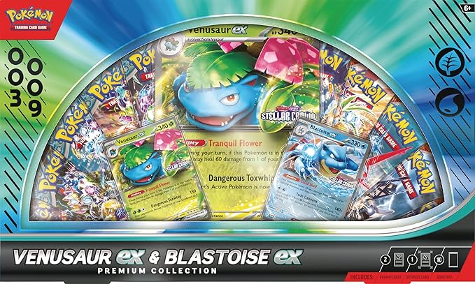 #BlackFriday Pokémon TCG: Venusaur ex &amp; Blastoise ex Premium Collection se pone de 1220 a solo 948 pesos con envío gratis
amzn.to/4p0qdO9