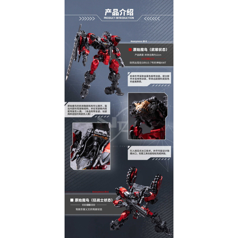 HobbyGenki's tweet image. ✨Pre-Order NOW &amp;amp; Save 10%✨
🤑 Earn reward points 🤑
🔒Buy Now Pay Later OK! 🔒

BIRD/BINARY Shade Anonymous Bird 1/60 Scale Plastic Model Kit

bit.ly/48m8qdq

#plasticmodel #plamo