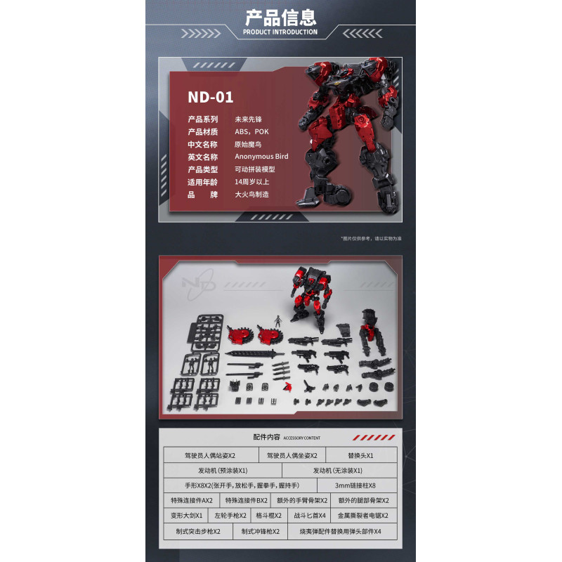 HobbyGenki's tweet image. ✨Pre-Order NOW &amp;amp; Save 10%✨
🤑 Earn reward points 🤑
🔒Buy Now Pay Later OK! 🔒

BIRD/BINARY Shade Anonymous Bird 1/60 Scale Plastic Model Kit

bit.ly/48m8qdq

#plasticmodel #plamo